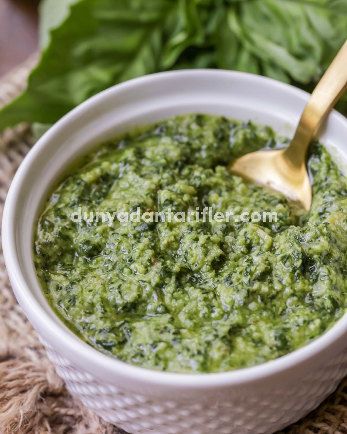 Pesto Sos Tarifi Dünyadan Tarifler
